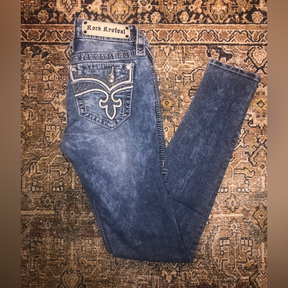 Size 24 Rock Revival Elean Skinny Jeans